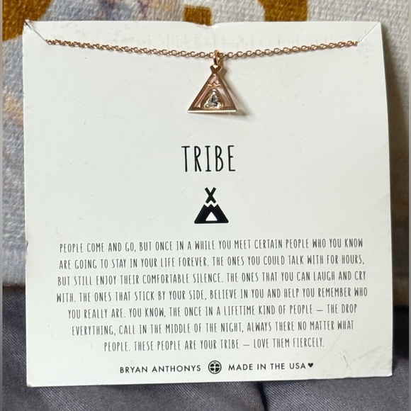 Bryan Anthonys Jewelry - Bryan Anthonys Rose Gold Triangle Necklace